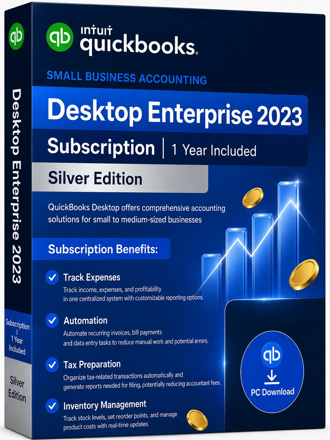 QuickBooks Desktop Enterprise 2024 QuickBooks Desktop Enterprise 2023 – Authentic 1-Year Subscription | Guaranteed Activation - Image 1