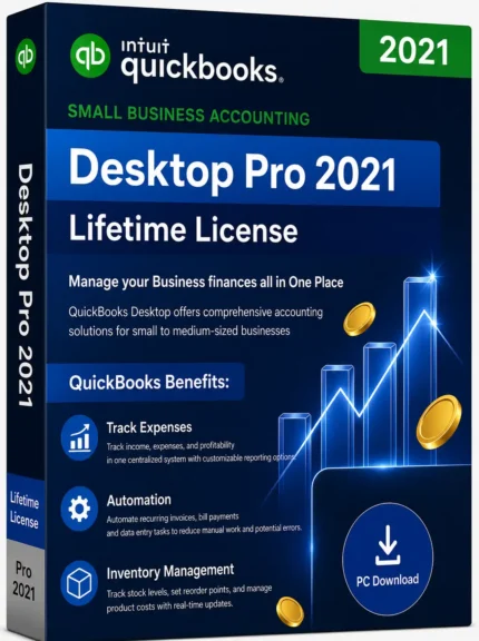 QuickBooks Desktop Pro 2021 – Authentic Lifetime License | Guaranteed Activation