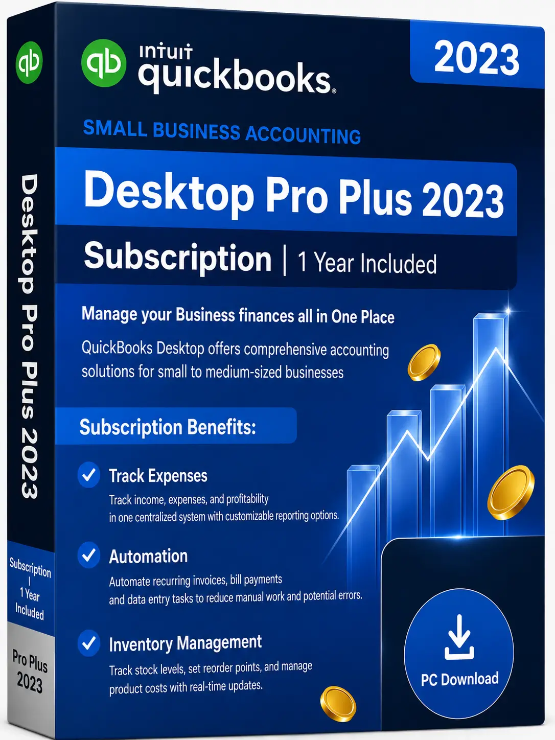 QuickBooks Desktop Pro Plus 2023 QuickBooks Desktop Pro Plus 2023 – Authentic 1-Year Subscription | Guaranteed Activation - Image 1