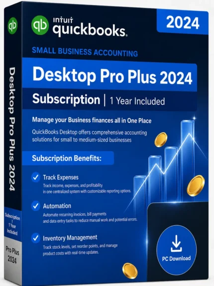 QuickBooks Desktop Pro Plus 2024 – Authentic 1-Year Subscription | Guaranteed Activation