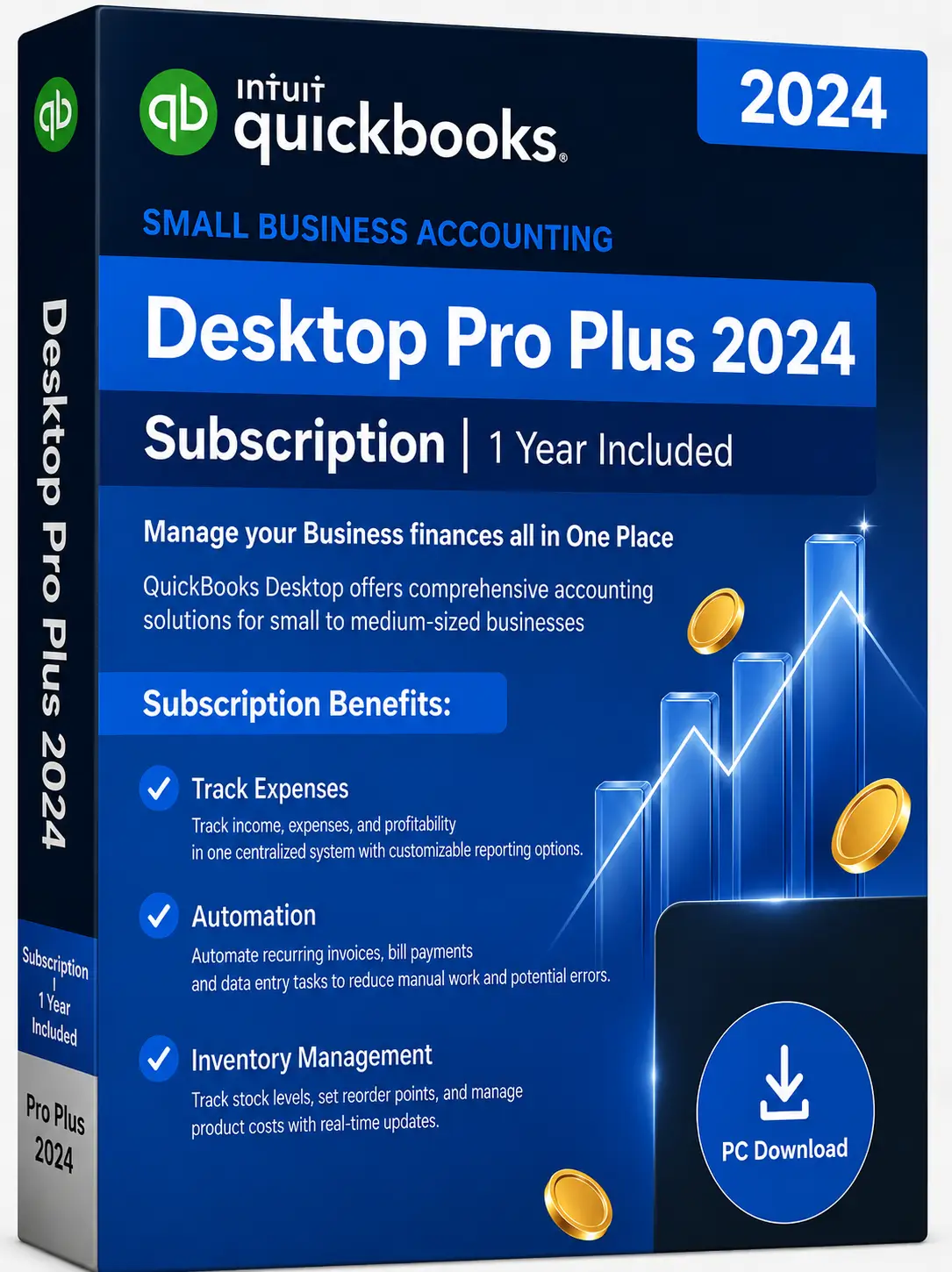 QuickBooks Desktop Pro Plus 2024 QuickBooks Desktop Pro Plus 2024 – Authentic 1-Year Subscription | Guaranteed Activation - Image 1